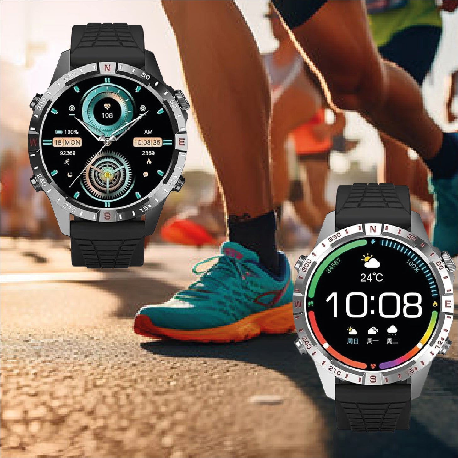 HK29 HERO AMOLED SMART WATCH